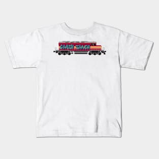 Crazy Train - Rock and Roll Locomotive Kids T-Shirt